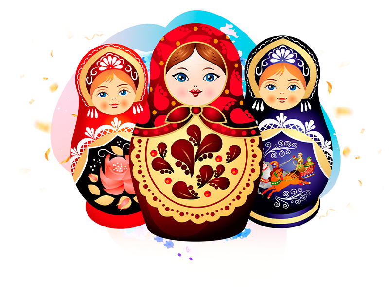 мк роспись матрёшек